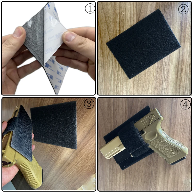Funda Universal de almacenamiento seguro para transporte oculto, funda para pistola, almacenamiento de pistola, soporte de transporte oculto, accesorios para pistola - imagen 5