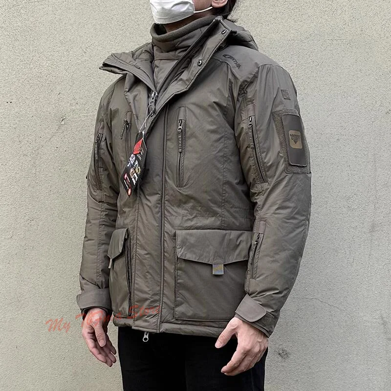 Chaqueta táctica de algodón ECIG4.0 de invierno, chaqueta de combate Polar ECIG 4,0, abrigo impermeable cálido y grueso ligero para exteriores