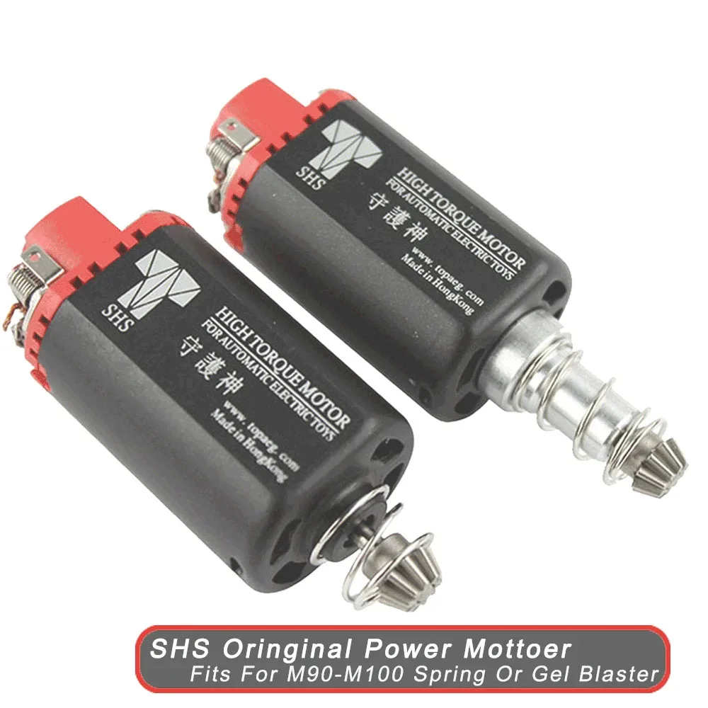 SHS Motor de potencia Original colocación de eje largo corto M90 M100 resorte ajuste Airsoft Ver.2/3 cajas de cambios - imagen 2