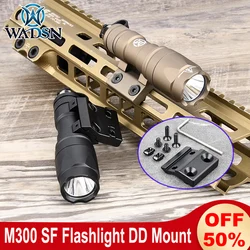 Linterna táctica SureFire M600–M300 con base metálica WADSN