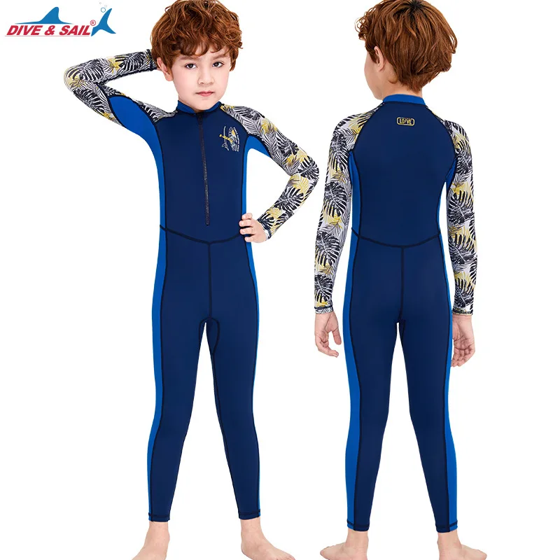 Traje de buceo UPF50 + para niños, traje de neopreno de LICRA para niños y niñas, protector contra sarpullidos para natación, surf, Kayak, ropa - imagen 5