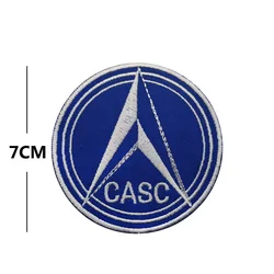 Parche bordado militar CASC exploración lunar – para chaqueta