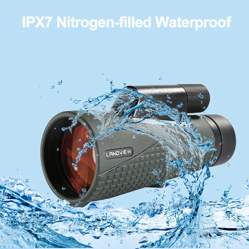 Telescopio monocular ED 12x56 de alta potencia para adultos con adaptador para teléfono inteligente visión clara con poca luz para observación de estrellas reloj de pájaros - imagen 3