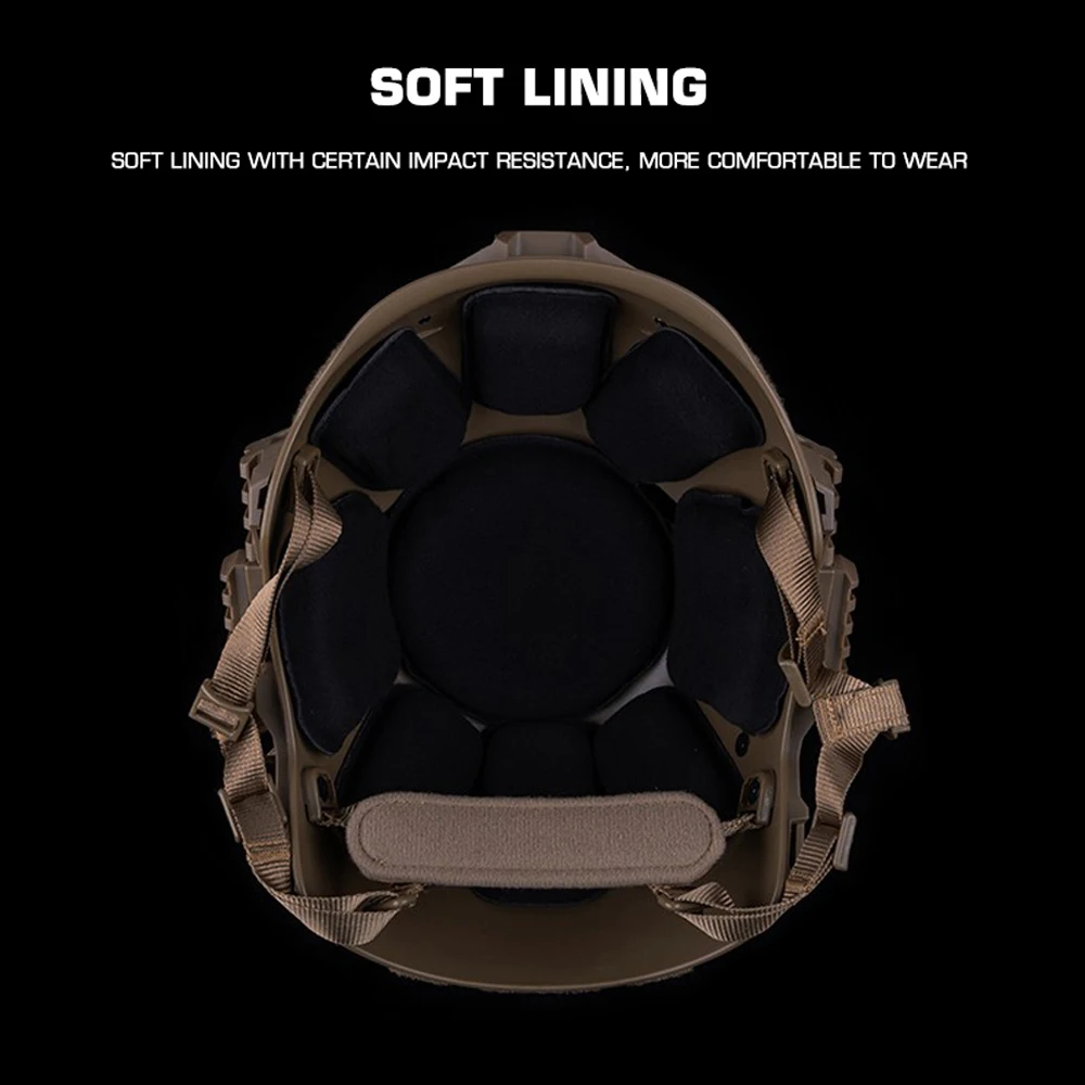 Equipo táctico Wendy casco 3,0 versión estándar caza al aire libre combate Airsoft casco de entrenamiento forro suave equipo de protección para la cabeza - imagen 5