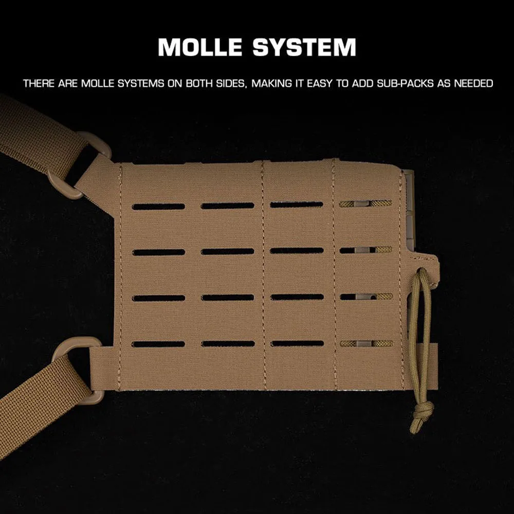 ARC Chest Rig Placard MOLLE, chaleco táctico liberación rápida - imagen 2