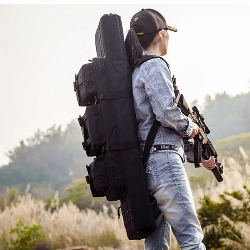 YAKEDA Bolsa táctica nailon para pistola rifle airsoft paintball Molle - imagen 4