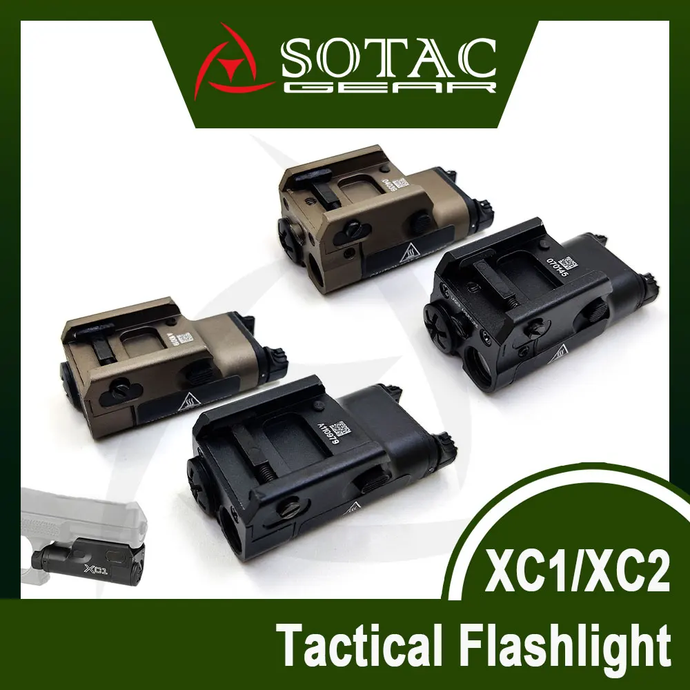 SOTAC XC1 Scout Light linterna táctica con láser rojo Picatinny