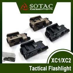 SOTAC XC1 Scout Light linterna táctica con láser rojo Picatinny