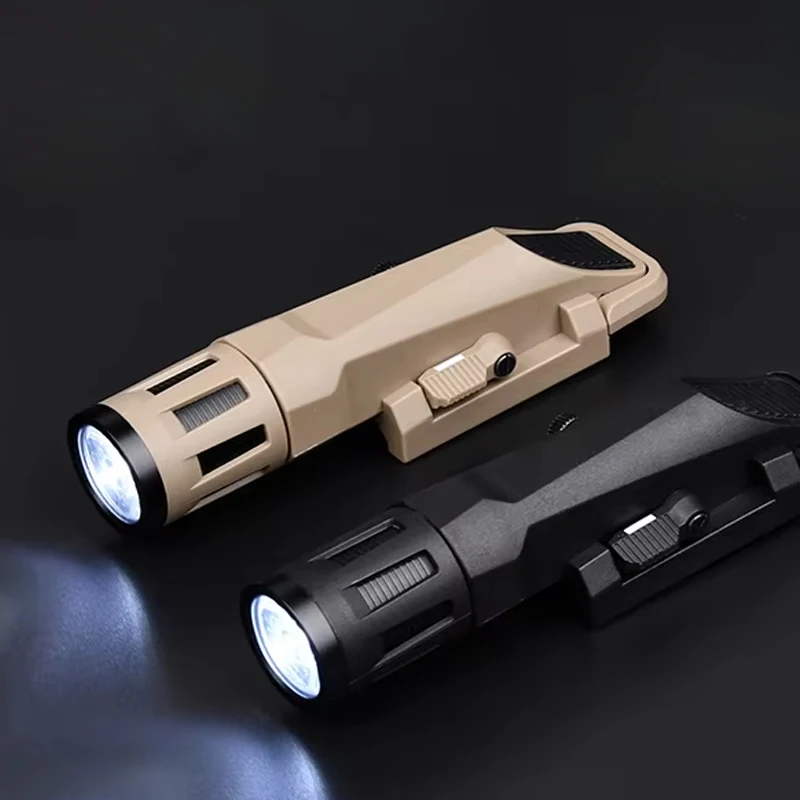 WADSN WML GEN1/2 luz LED estroboscópica táctica Airsoft casco linterna iluminador almacenamiento momentáneo constante 3 modos versión larga - imagen 5