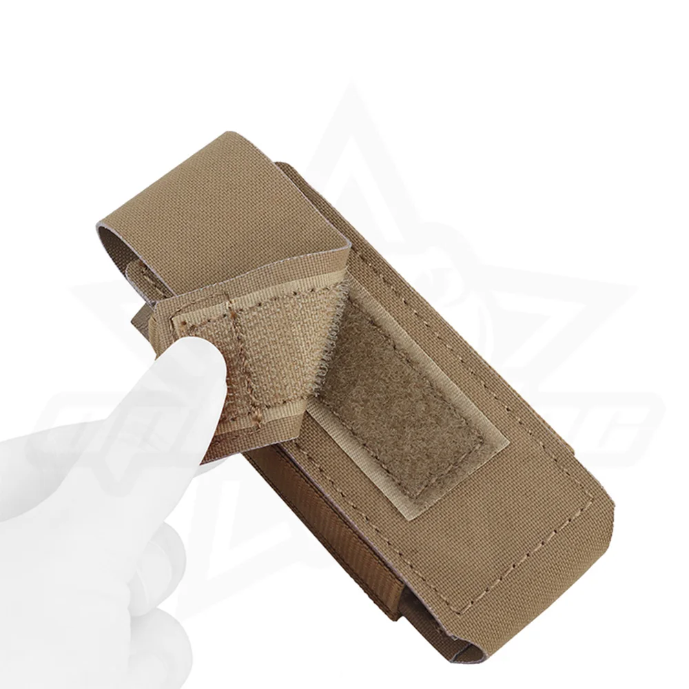 OPHIDIAN Tac-bolsa para pulverizador de pimienta, soporte para linterna Molle, bolsa de utilidad EDC elástica, cinturón de batalla, accesorios para chaleco de caza montados - imagen 3