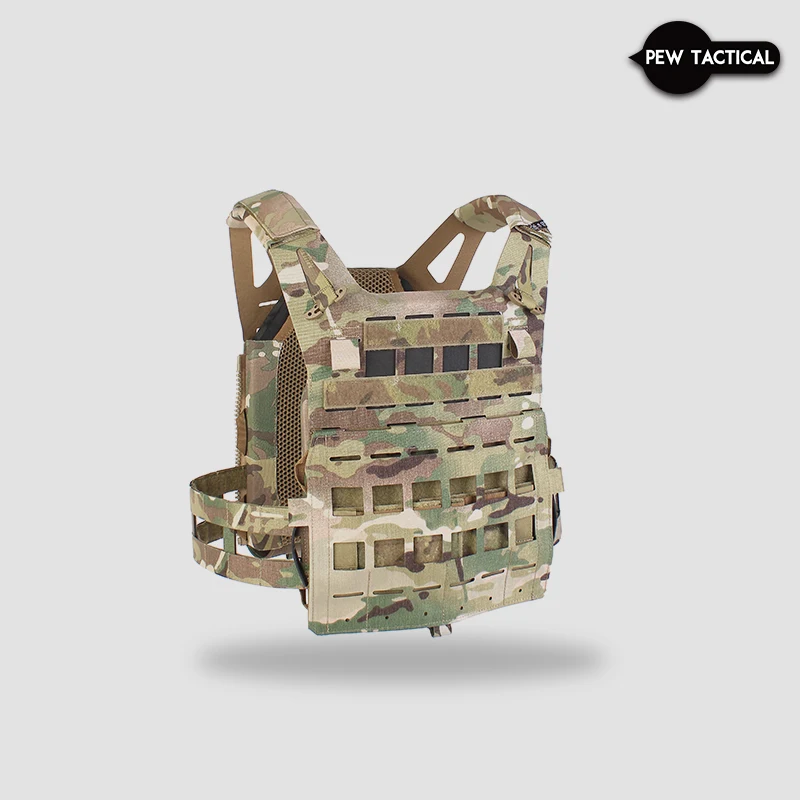 PEW TACTICAL SPC Placa ligera CARRIER AIRLITE Chaleco de entrenamiento Molle con corte láser Airsoft VT08