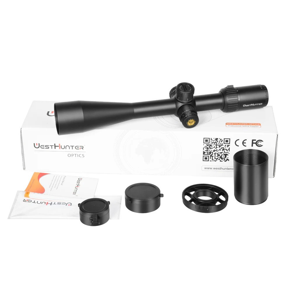 WESTHUNTER-mira telescópica de largo alcance para caza, visor óptico táctico de TD-S 10-40X50 SFIR, con bloqueo de reinicio - imagen 5