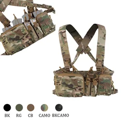 Chaleco de Montaje en Pecho OphidiaTac D3CRH, Accesorios para Chaleco Airsoft, Equipo de Caza Airsoft de Alta Resistencia