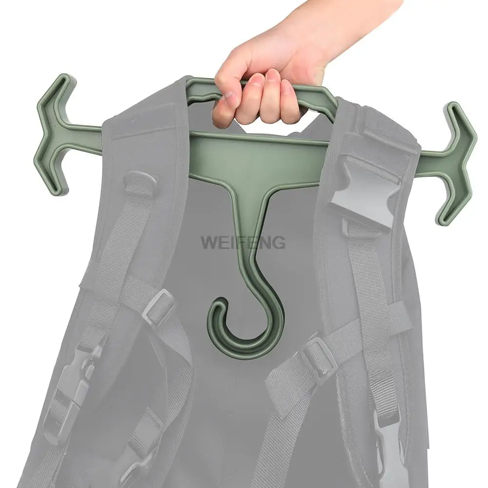 Colgador de chaleco táctico de alta resistencia, Perchero de armadura corporal, organizador de accesorios de chaleco de caza, casco militar, 2 paquetes - imagen 5