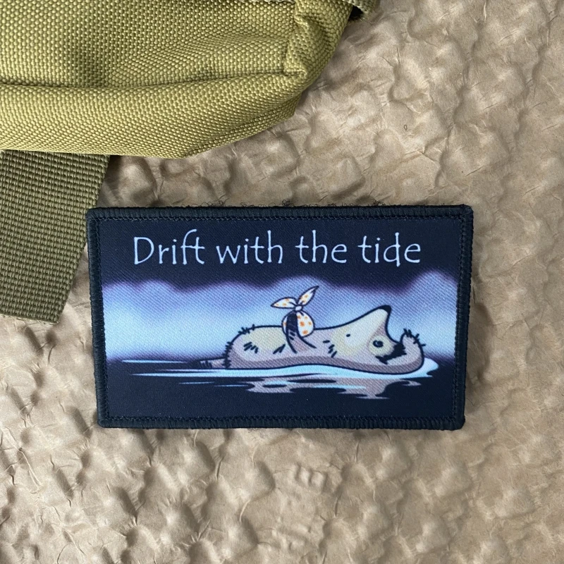 Pegatina de accesorios de mochila táctica, Funuy parches bordados, insignia de moral, brazalete roto - imagen 2