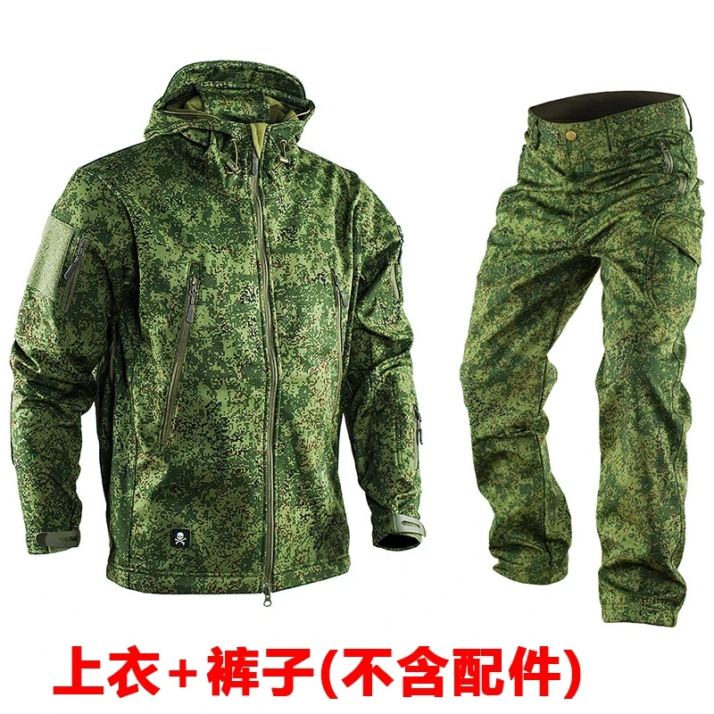 Ropa de trabajo resistente al desgaste para hombre pequeño ruso, traje de camuflaje de entrenamiento militar táctico, traje de asalto de concha suave - imagen 4