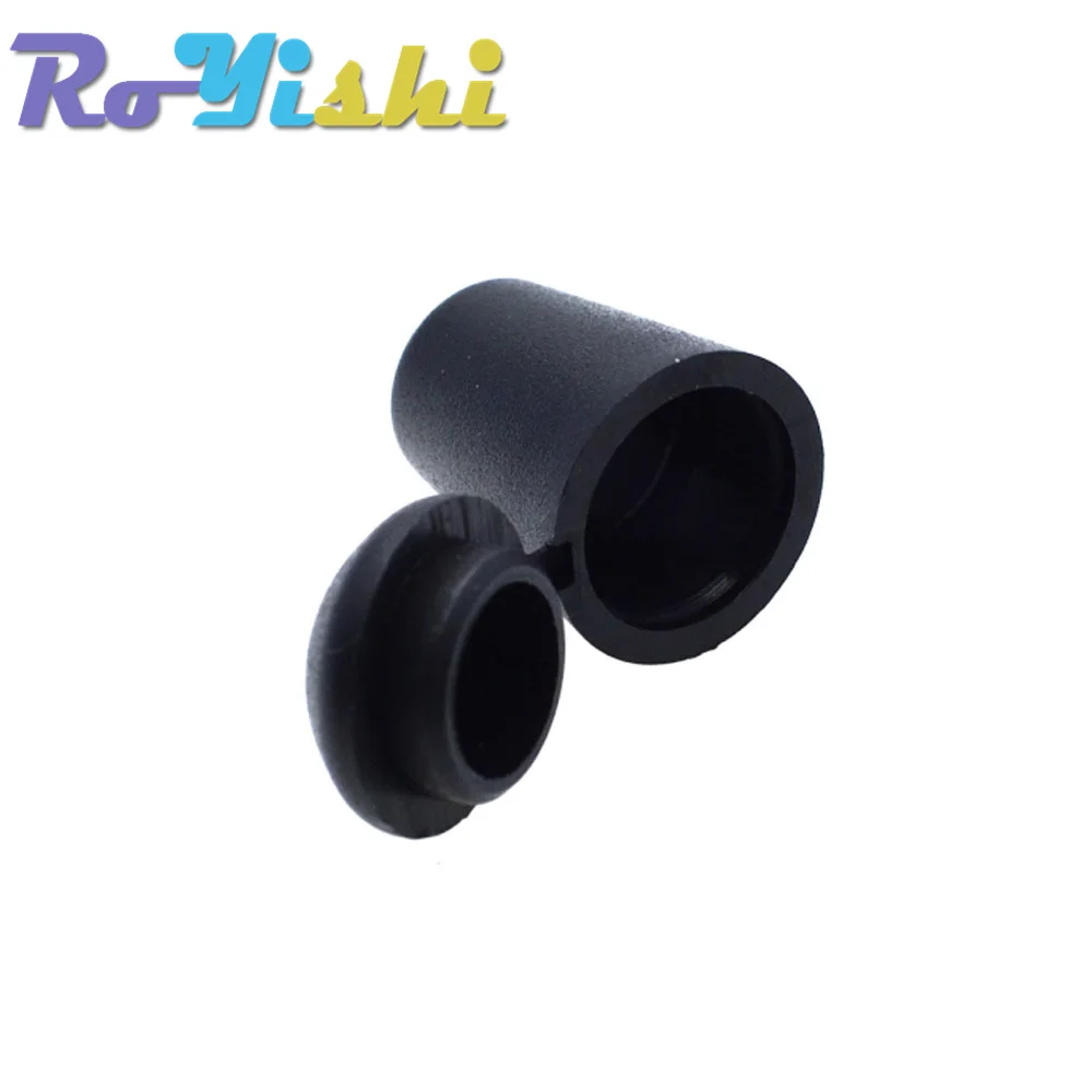 Tapón de campana con tapa, extremos de cable, cierre de plástico, Clip de palanca negro para Paracord, accesorios de ropa, 10 unids/lote por paquete - imagen 3