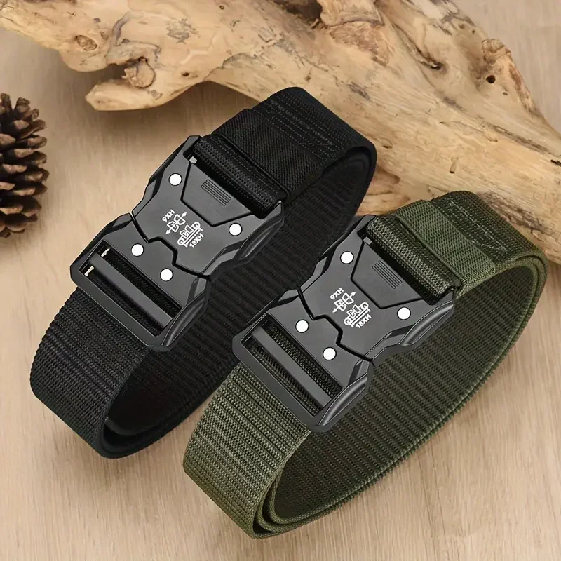 Cinturón táctico hebilla automática resistente outdoor unisex - imagen 2