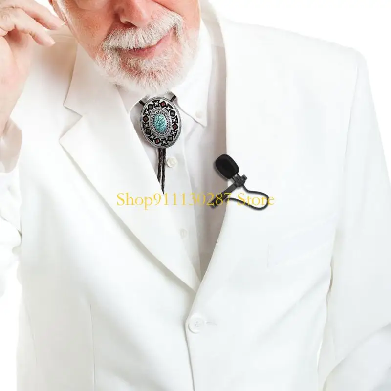 J1HC Mini USB Micrófono Lapel Lavalier Mic Micrófonos estéreo externos portátiles - imagen 3