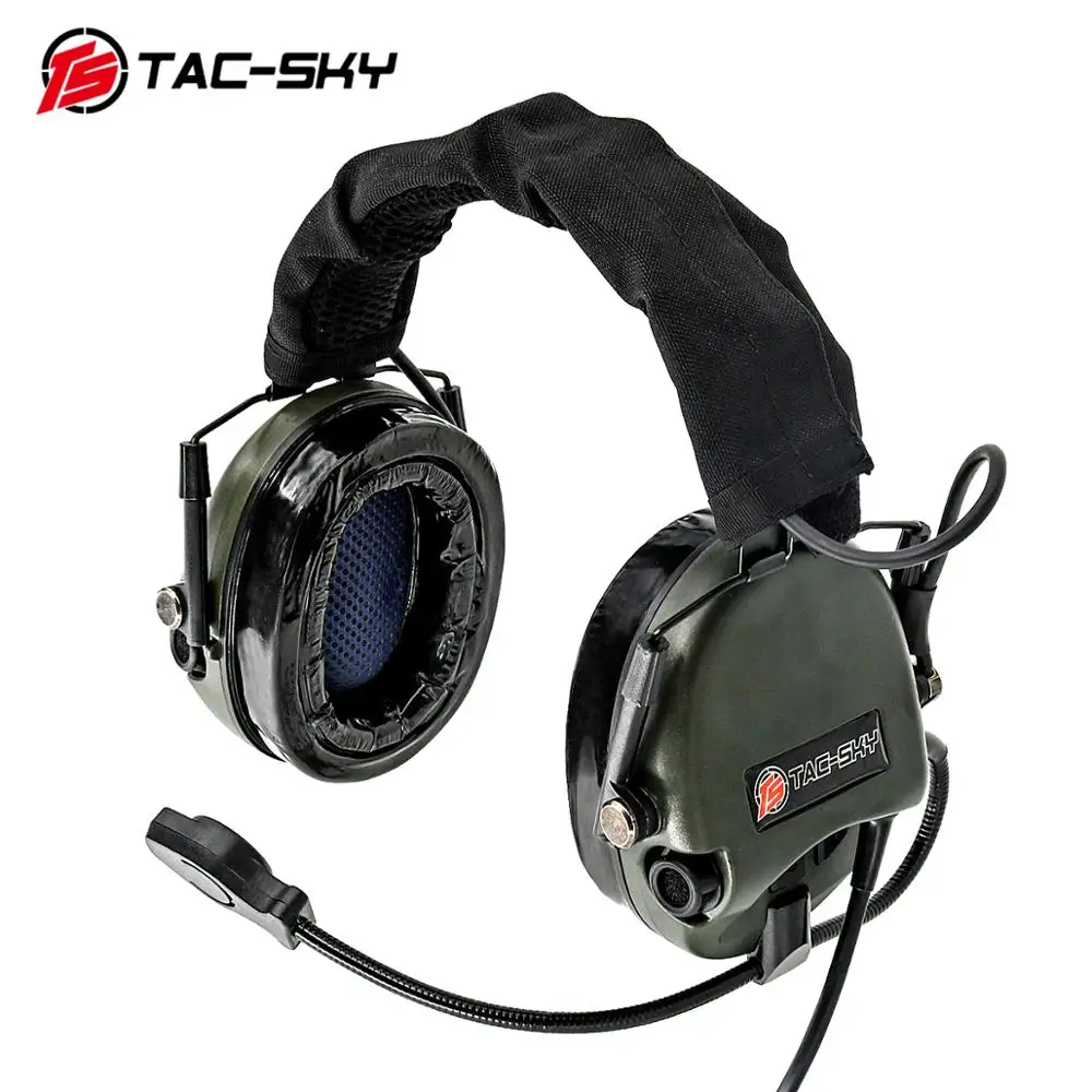 Orejeras de silicona TAC-SKY TEA Hi-Threat Tier 1, defensa auditiva, reducción de ruido, auriculares tácticos de tiro militar - imagen 5
