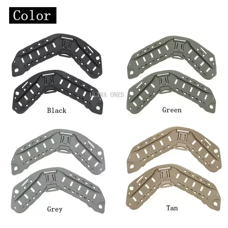 Riel de guía lateral para casco táctico, 1 Juego de rieles de montaje para casco de arco, accesorios para casco rápido de caza - imagen 5