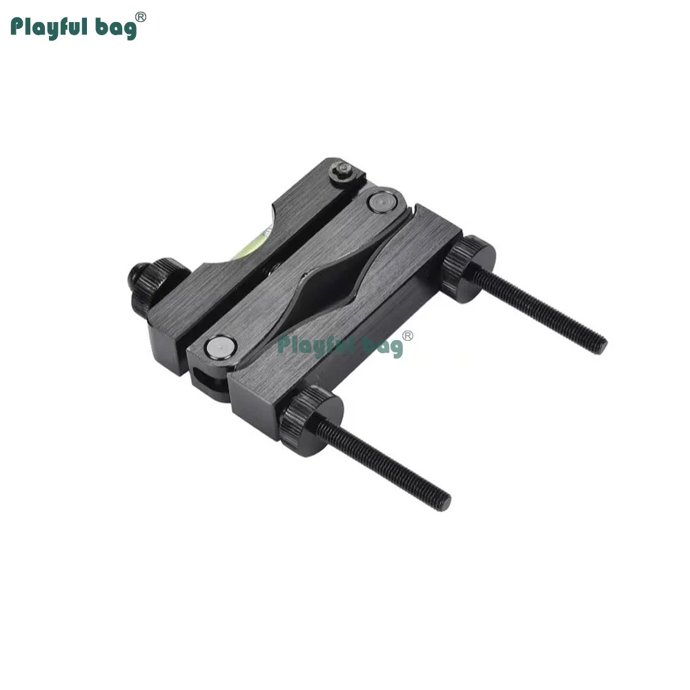 Kit de nivelación de alcance de Rifle, nivel de burbuja táctico Universal con abrazadera de montaje, herramienta de alineación de mira de precisión AQB208 - imagen 5