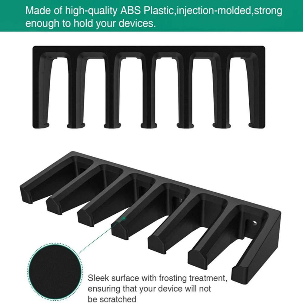 Soporte de seguridad montado en la pared con 6 ranuras, estante de almacenamiento estándar, soporte de exhibición, soporte para revistas de montaje en pared, soporte táctico con Clip para munición - imagen 3