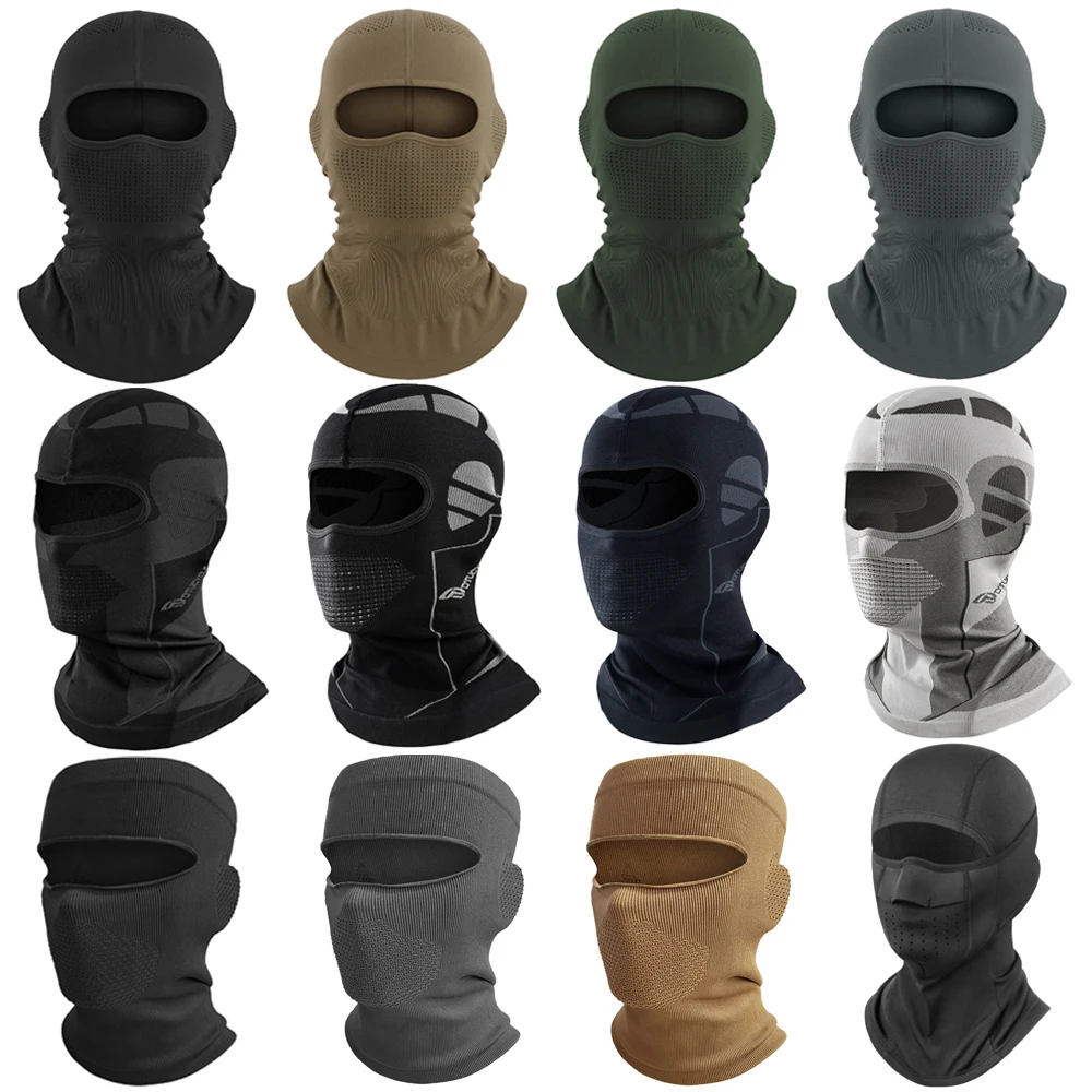 Pasamontañas para exteriores, máscara facial completa cálida, máscara facial completa transpirable, cubierta para la cabeza para deportes de esquí, senderismo, ciclismo, Camping y caza