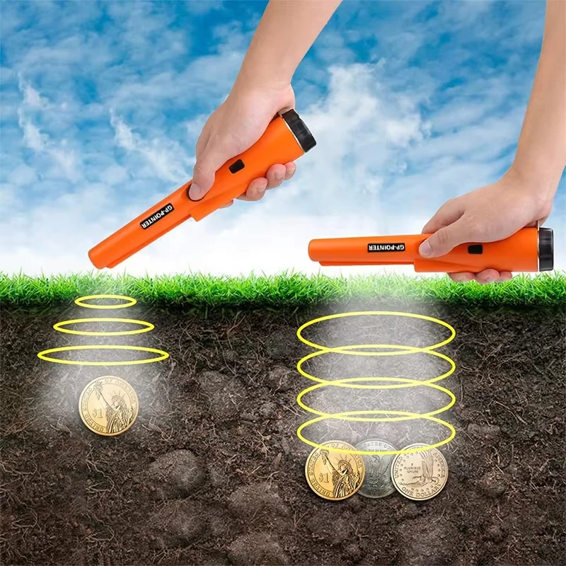 Professional Metal Detector Pointer Pinpoint Waterproof Handheld Metal Detector for Metal Coin Gold - imagen 5