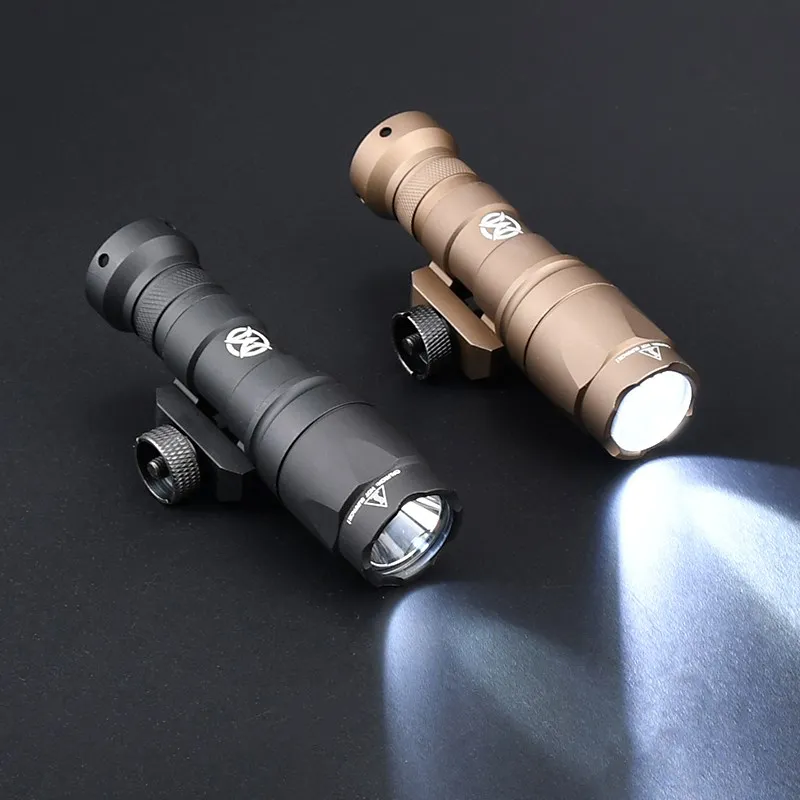M300 M300A linterna táctica Wadsn Scout Light MINI Weapon Light Fit 20mm Rail Outdoor Airsoft Hunting Spotlight Switch Set - imagen 3