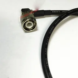 Cable de extensión de antena táctica de baja pérdida para walkie-talkie, compatible con todos los conectores de antena estándar TNC, adecuado para PRC148 152