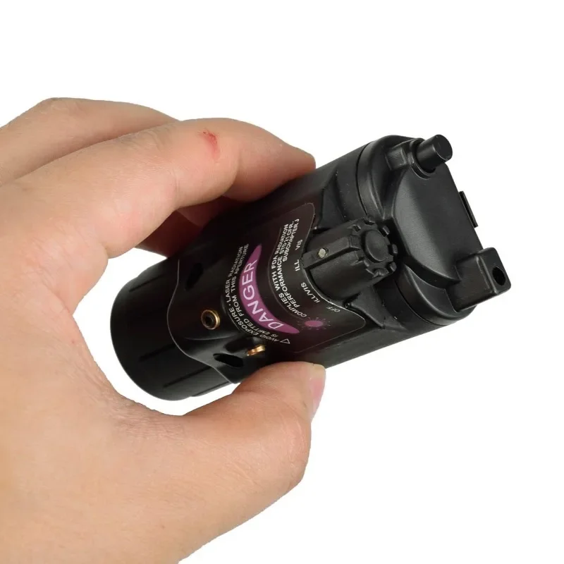 Luz táctica láser rojo y verde para AR15 airsoft rifle raíl Picatinny - imagen 4