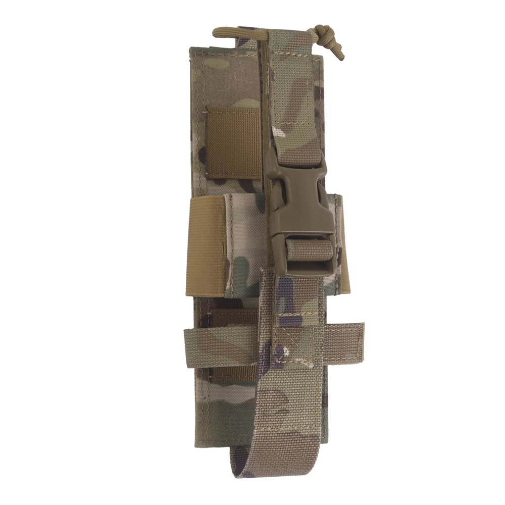 Bolsa táctica de soporte para walkie-talkie Molle, bolso inalámbrico de cintura de nailon, bolsillo colgante, chaleco de caza, accesorios, material tatico - imagen 2