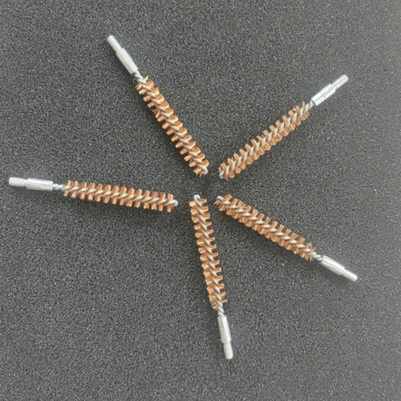 Cepillo de limpieza de barril de bronce.30cal, calibre 7,62 mm, 3 pulgadas de largo, para pistola de caza, escopeta (5 piezas) - imagen 5