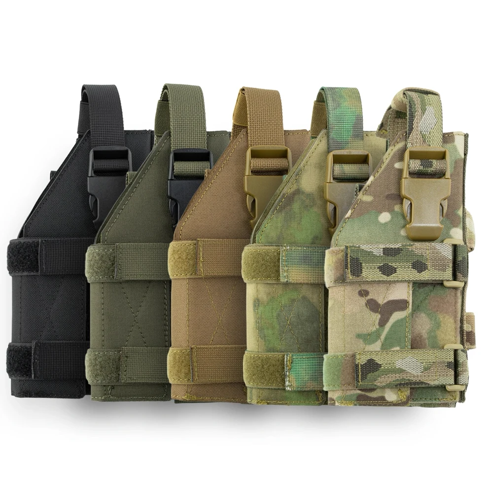Funda táctica QRS Molle, funda de cinturón Modular para tirador de mano derecha M9 1911 17 19 22 23 31 32 34 35