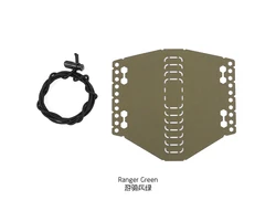 PEW TACTICAL Cubre guardamanos cuero madera antiarañazos riel táctico