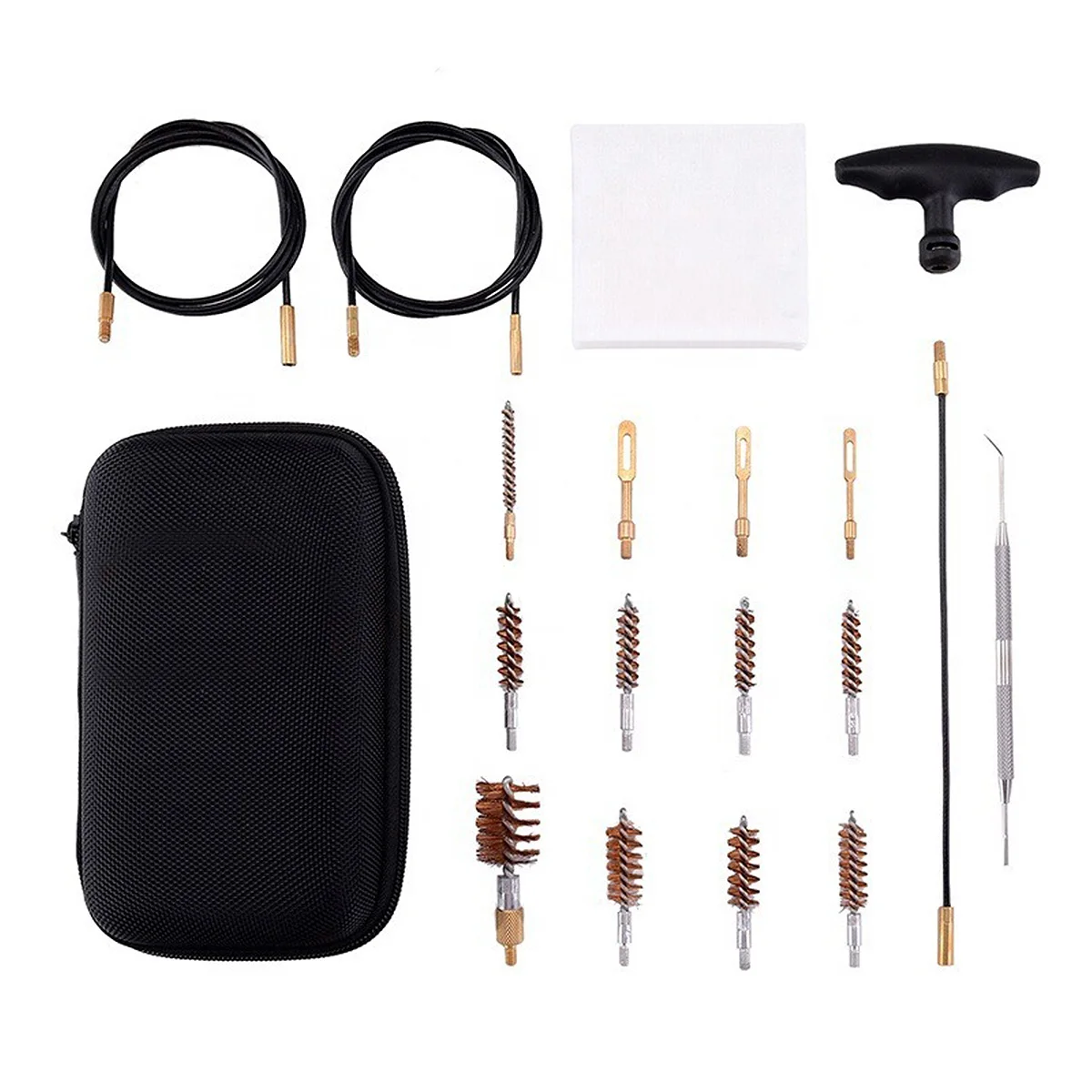 Kit de limpieza de armas multi-calibre con cepillos de cerdas - imagen 5