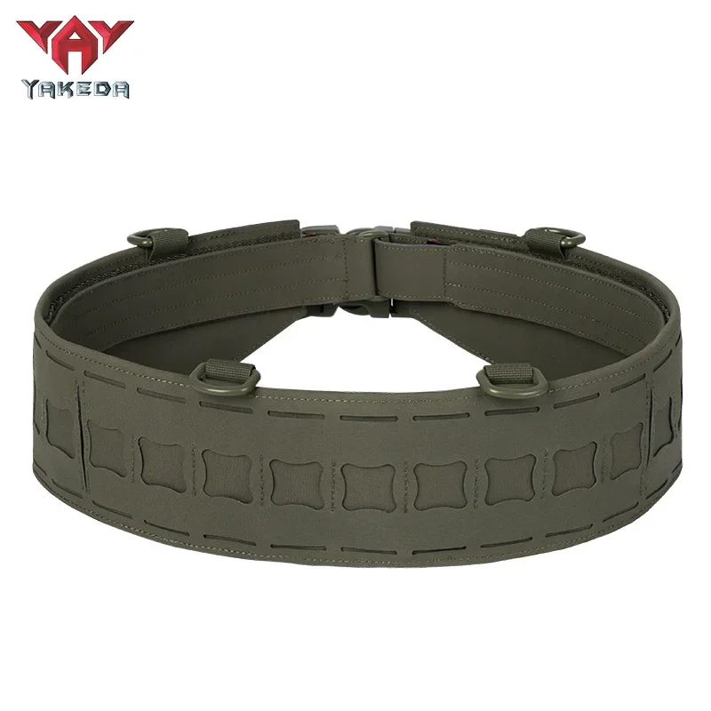 YAKEDA 3 en 1 conjunto de cinturón táctico de liberación rápida PALS corte láser Molle Duty seguridad tráfico pistola de aire cinturón - imagen 3