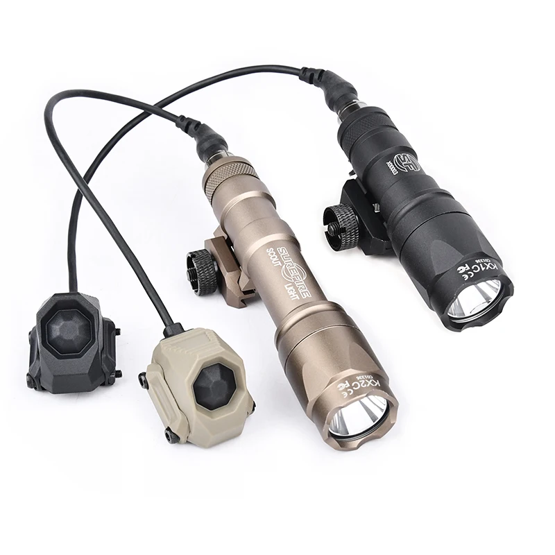 SF Surefir M300 M600 linterna táctica AXON M300A M600C luz de caza función Dual presión Control remoto interruptor ajuste 20MM - imagen 2