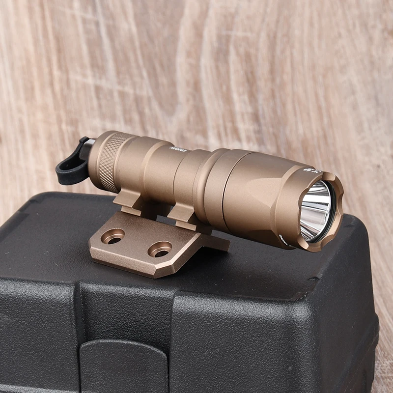 Linterna táctica M600C M300A M300 M600 con accesorio de explorador Airsoft de caza compatible con montaje compensado de riel Mlok Keymod - imagen 5