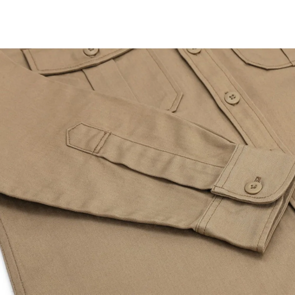 Chaqueta de camisa táctica para hombre, ropa exterior, retro, WW2, Ejército de EE. UU., camiseta para hombre, vintage, deporte - imagen 5