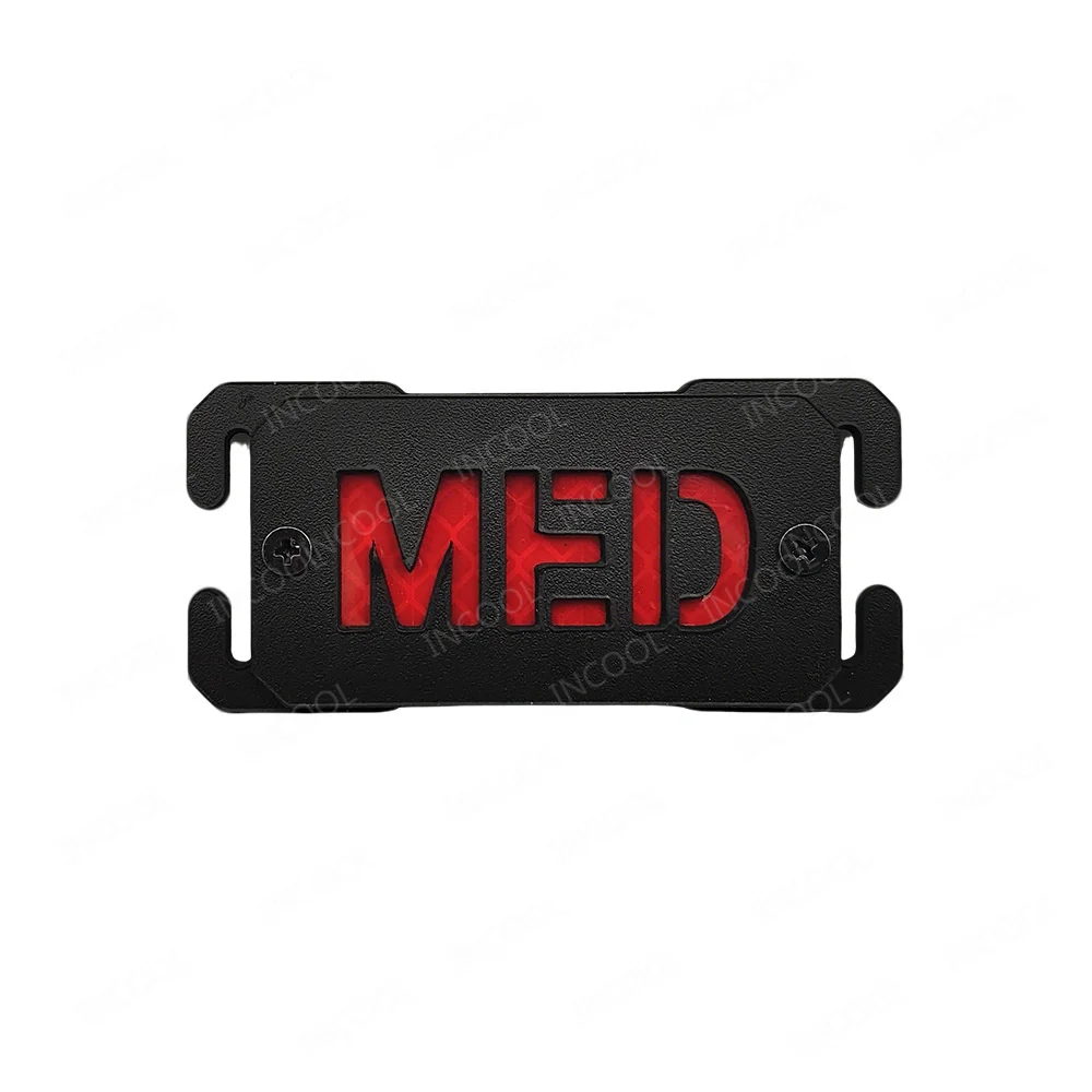 MED Red 8X3.7CM