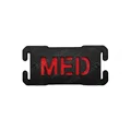 MED Red 8X3.7CM
