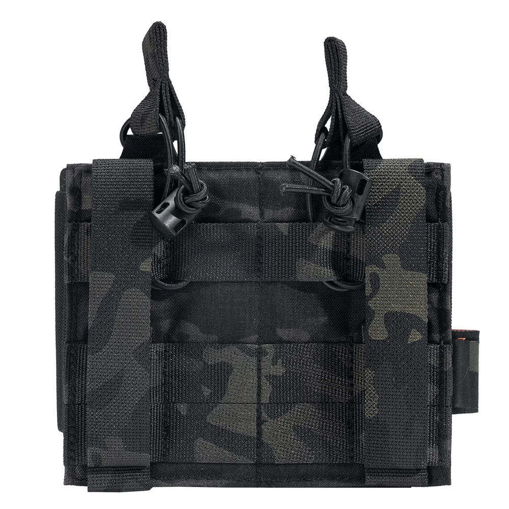 Bolsa táctica Molle, bolsa doble para revistas, bolsas magnéticas de doble capa, soporte Universal para cartuchos para M4 M14 M16 AK AR - imagen 4