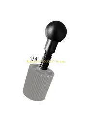 J1HC Paquete 2 convertidores cabeza esférica a rosca para accesorios cámara acción