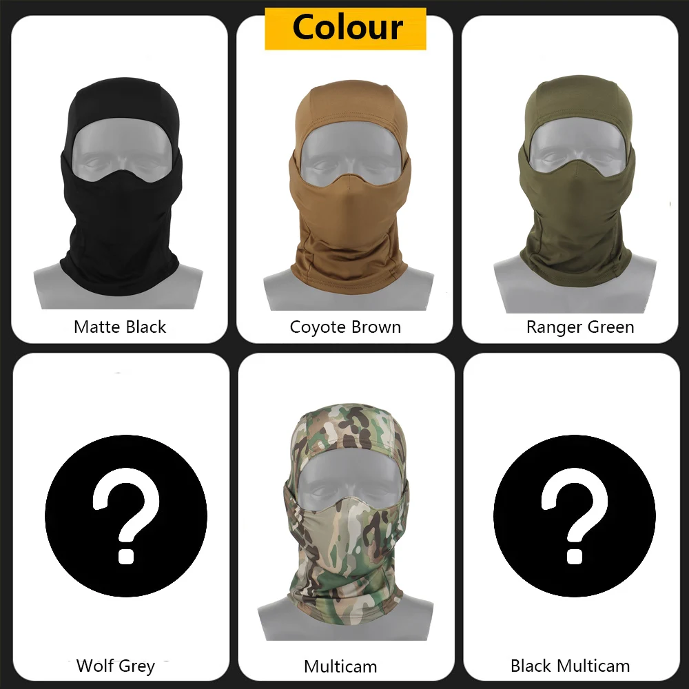 Bandana de camuflaje Headgea Gen 2,0, pasamontañas, máscara facial completa para juegos CS, sombrero de caza, bufanda de camuflaje MC, esquí, ciclismo, Airsoft - imagen 2