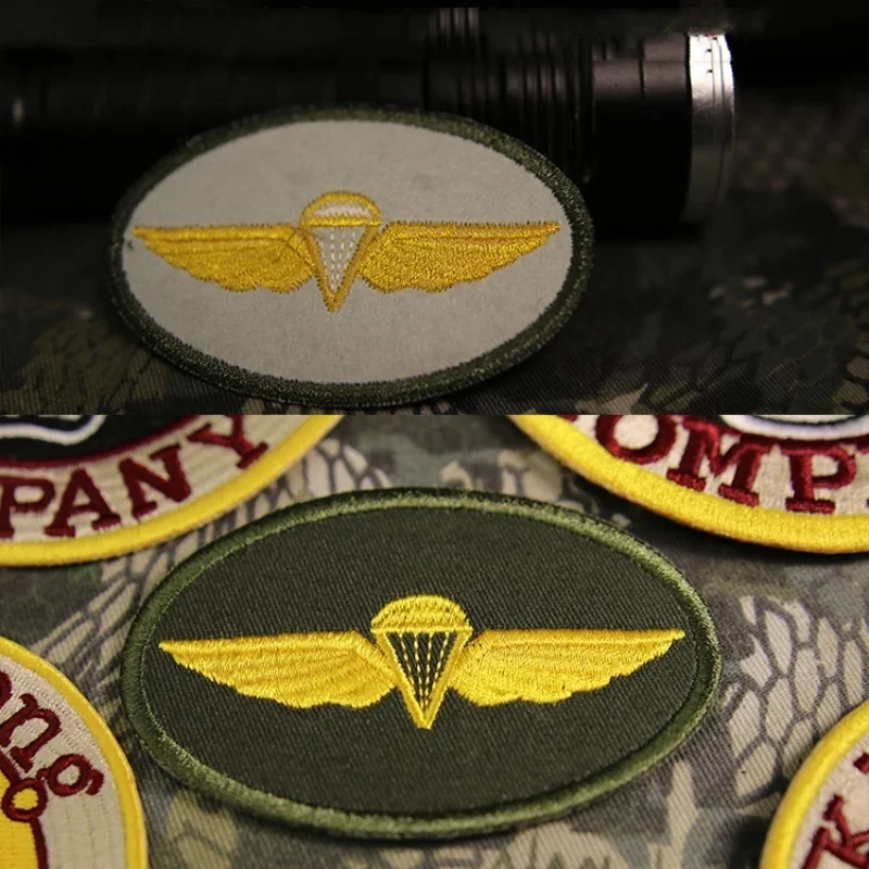 Insignia de conductor de Taxi King Kong, parches bordados con gancho y bucle M65, emblema de moral de paracaídas Klett, parche táctico para pegatinas de mochila - imagen 4