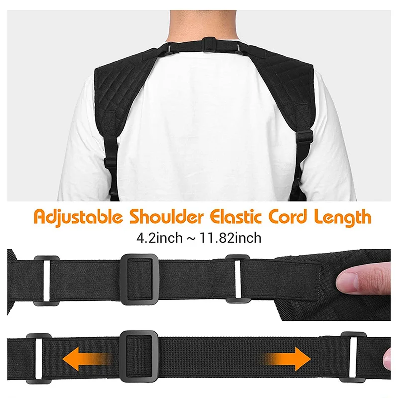 Funda de pistola táctica de hombro oculto, funda Vertical ajustable con 2 bolsillos magnéticos para Glock 19 17 Beretta 9mm - imagen 4