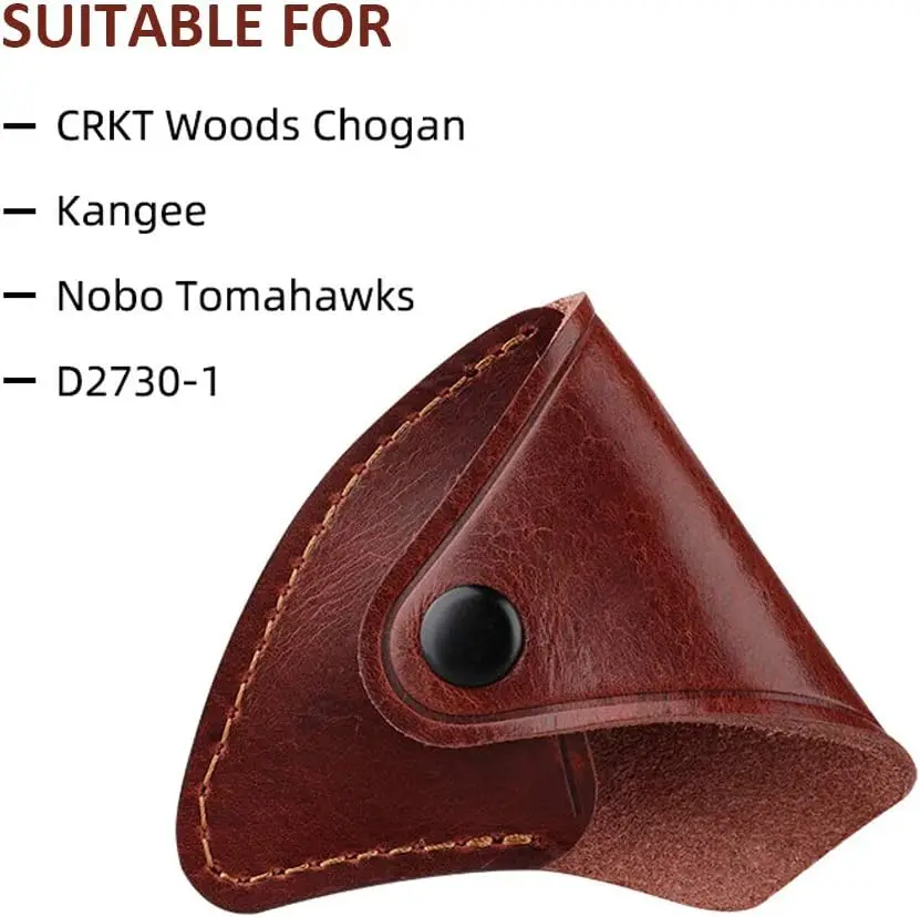 Funda de hacha de cuero sintético antideslizante para exteriores