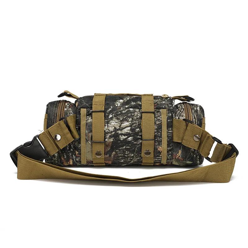 Riñonera de camuflaje biónico para caza, bolso de pecho de múltiples formas de transporte al aire libre, impermeable, para senderismo y ciclismo - imagen 5